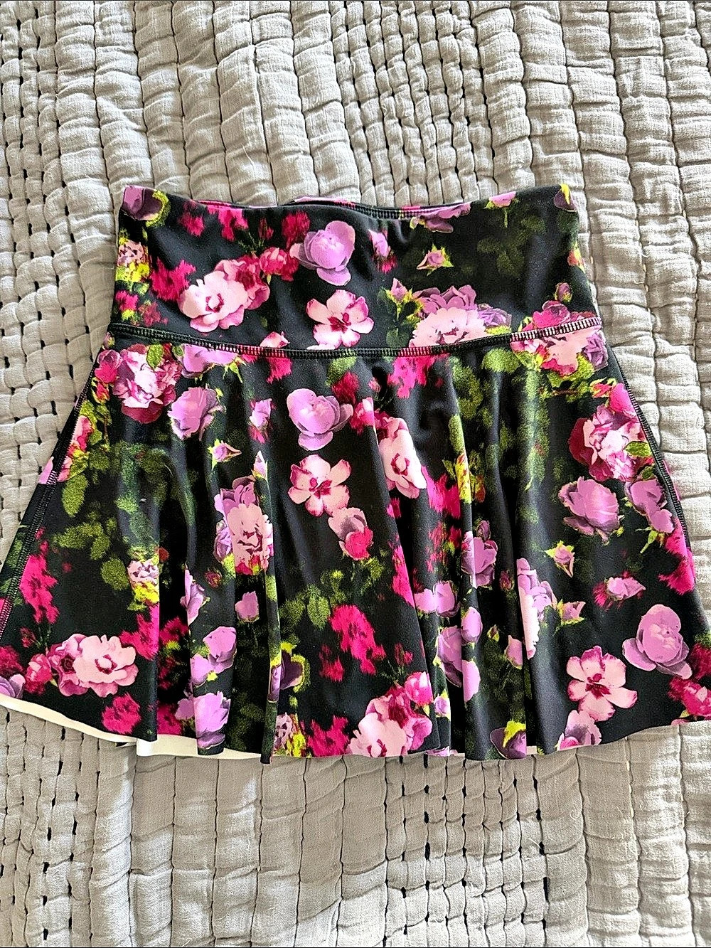 Old Navy Girls High-Waisted PowerSoft Performance Skort Floral Shorts Girls XL (